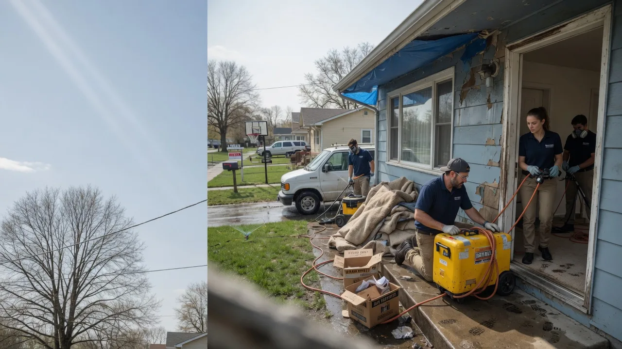 Basement Flood Cleanup in Deridder, LA near me